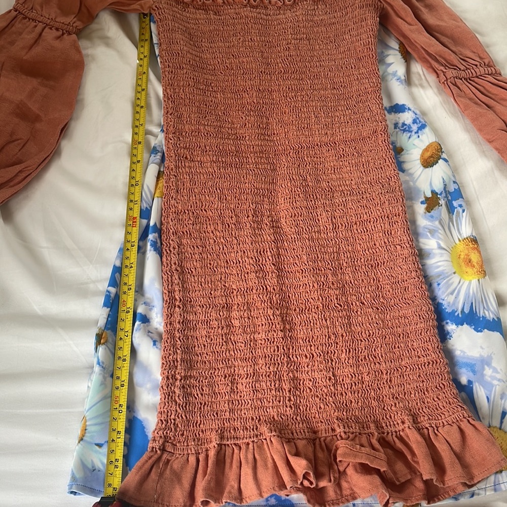 Reformation Hilary Dress in Salmon - Picture 10 of 10